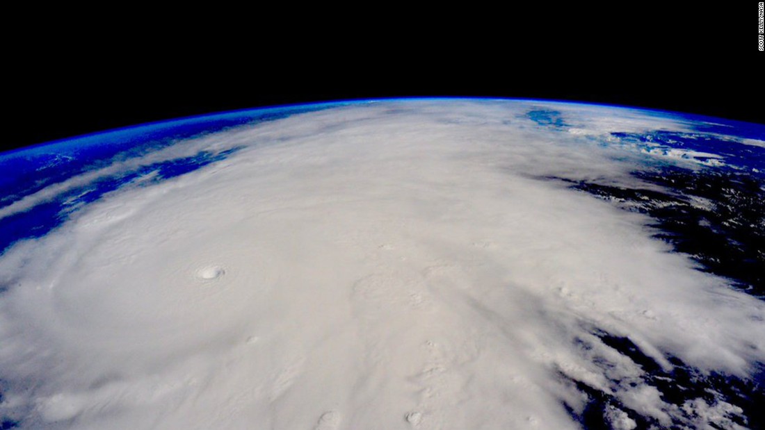 Hurricane Patricia approaches the Pacific coast of Mexico in this photo that astronaut Scott Kelly &lt;a href=&quot;https://twitter.com/StationCDRKelly/status/657618739492474880&quot; target=&quot;_blank&quot;&gt;tweeted&lt;/a&gt; from the International Space Station on Friday, October 23. Patricia is the strongest hurricane ever recorded at sea, with sustained winds of 200 mph.