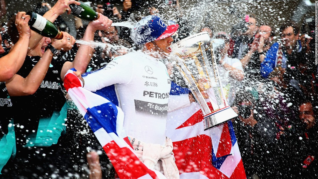 &quot;It&#39;s the greatest moment of my life,&quot; Hamilton said after the race. &quot;I pushed and pushed. I hope I can inspire people to never give up. It&#39;s just crazy to think I&#39;m now a three-time world champion. I can&#39;t find the right words to express the feeling, but it&#39;s the greatest I&#39;ve had in my life.&quot;