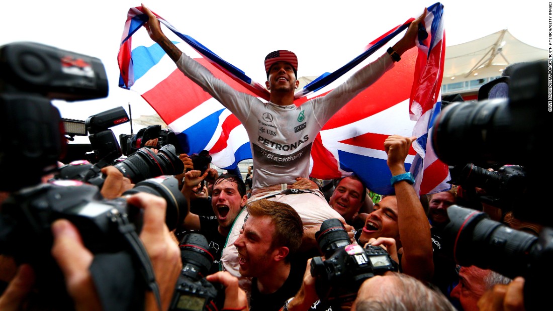 Hamilton is only the 10th driver in history, and the first Briton since Sir Jackie Stewart in 1973, to become a three-time world champion. The first of Great Britain&#39;s 15 world champions to claim back-to-back crowns, he joins Stewart, Jack Brabham, Niki Lauda, Nelson Piquet and Ayrton Senna on three titles, with only Michael Schumacher (seven), Juan Manuel Fangio (five), Alain Prost and Vettel (both four) having achieved more success. 