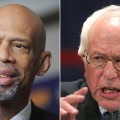 bernie sanders Kareem Abdul-Jabbar composite