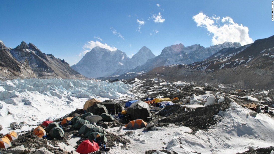 Researchers set up their laboratory at the highest altitude possible -- Mount Everest base camp.