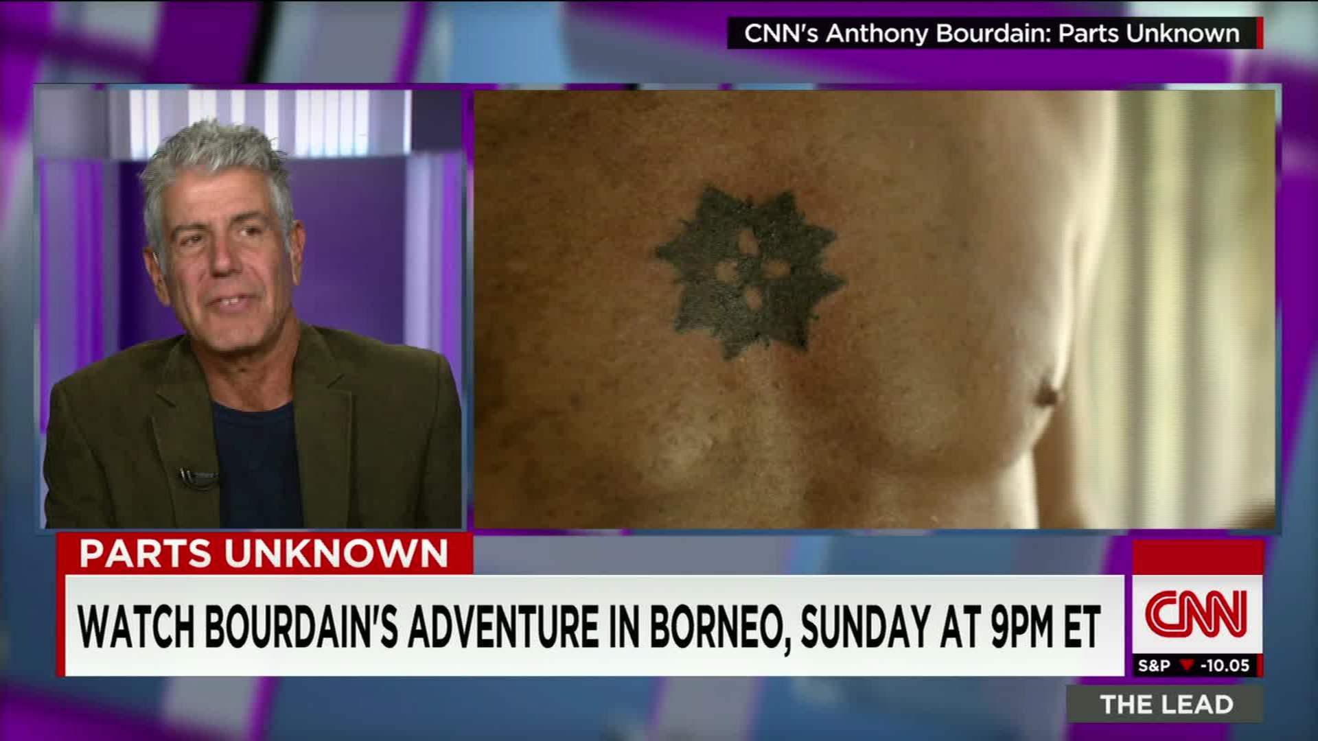 Resultado de imagen de anthony bourdain tattoo