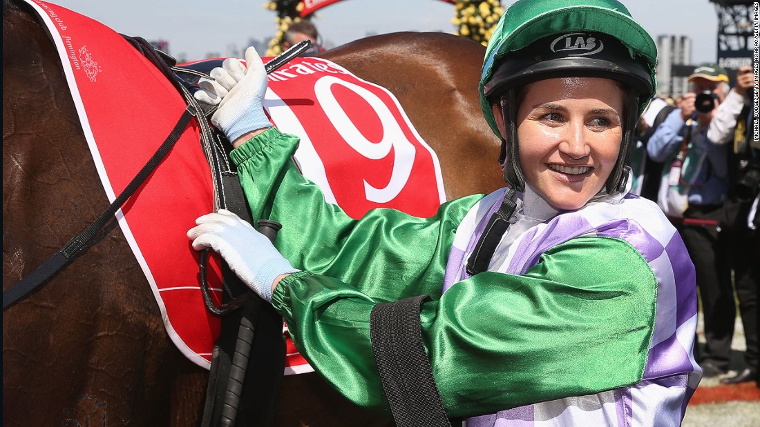 Michelle Payne rocked the world of racing by becoming the first female jockey to win the Melbourne Cup at Flemington Racecourse. &lt;br /&gt;&lt;br /&gt; 