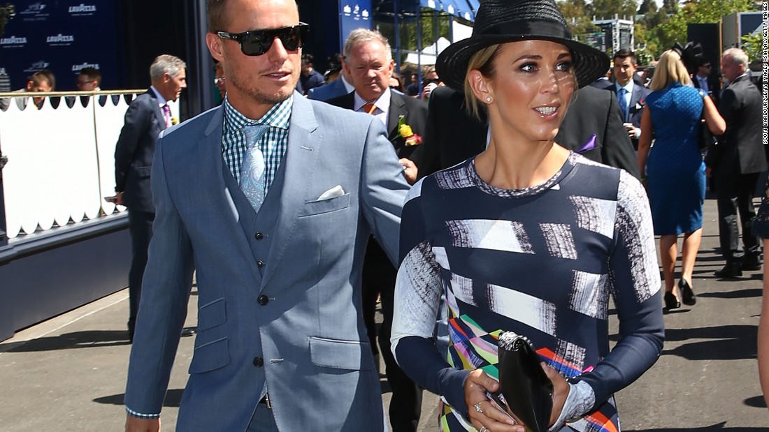 The celebrities were out in force with Lleyton Hewitt, the Australian tennis player, just one famous face at the racecourse. 