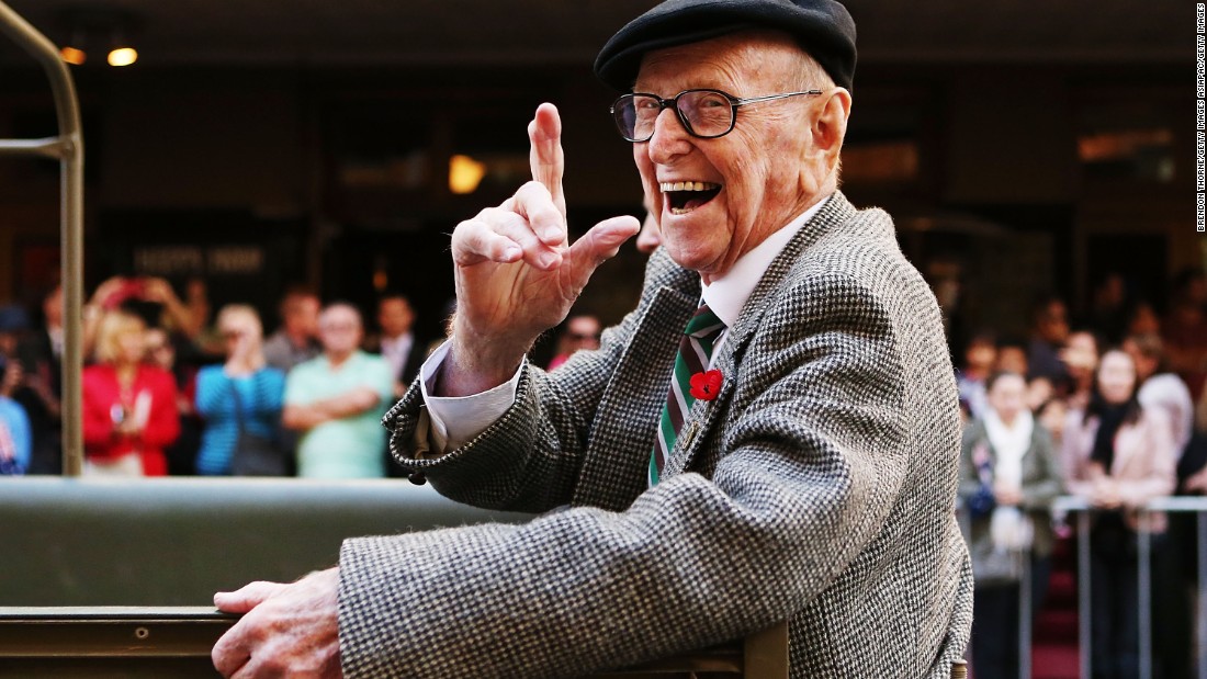 The universal health care system in Australia, combined with Australians&#39; outdoor lifestyle, help people live longer, according to experts. Pictured, a war veteran during ANZAC Day.