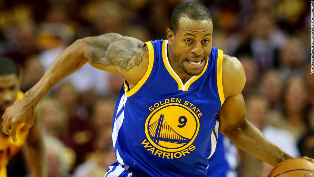 The Warriors&#39; Andre Iguodala emerged as the hero of the 2015 finals, winning series MVP for his stellar defense of James and his clutch three-point shooting (14 of 35 for the series.)  
