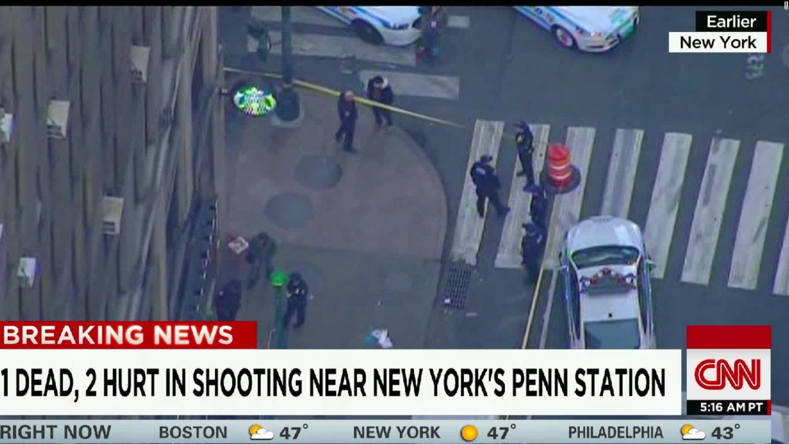 1 dead, 2 hurt in shooting near New York's Penn Station - CNN Video