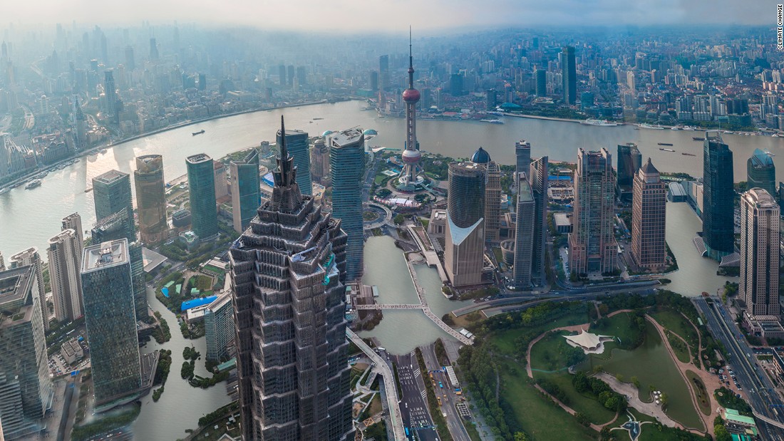 An artist&#39;s impression of how the Chinese city of Shanghai could look if temperatures rise by just two degrees Celsius. The following images show were provided by &lt;a href=&quot;http://www.climatecentral.org/&quot; target=&quot;_blank&quot;&gt;Climate Central&lt;/a&gt; as part of report released November 8, 2015.
