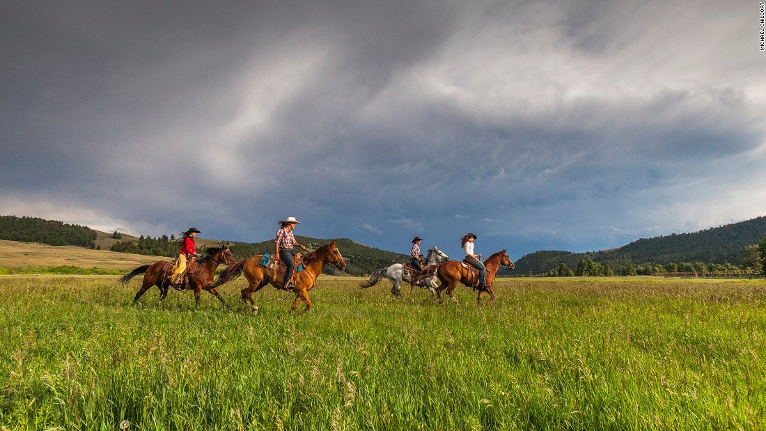 Montana is a popular destination for riders looking to experience the cowboy life.