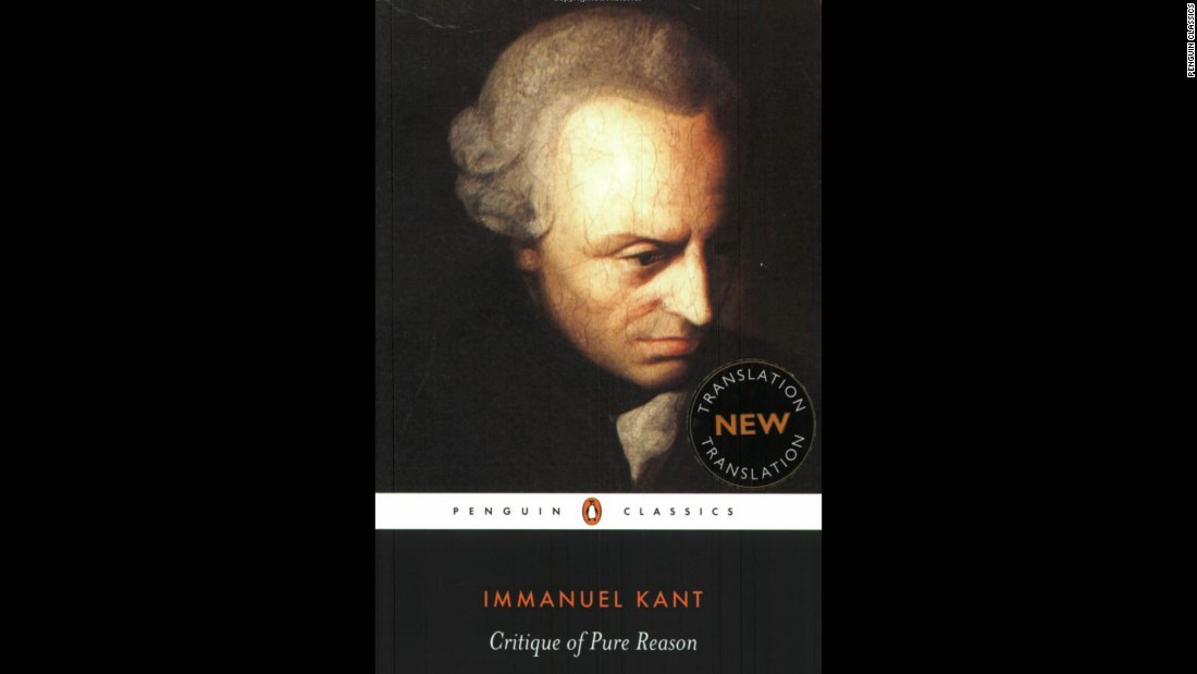 First published in 1781, &quot;Critique of Pure Reason&quot; by Immanuel Kant is one of the most influential books in philosophy.