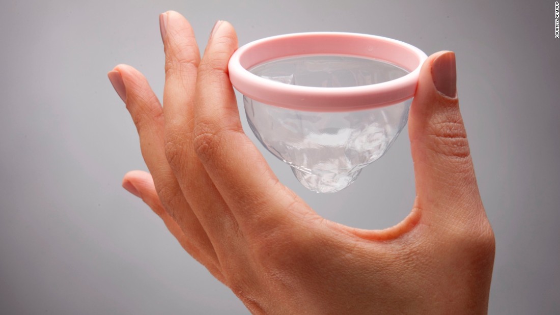 Disposable cups, such as the &lt;a href=&quot;http://softcup.com/how/faqs&quot; target=&quot;_blank&quot;&gt;Softcup&lt;/a&gt;, are inserted into the vagina and can be worn for 12 hours before being removed and thrown away.