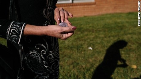 Maria walked through the FSU campus clutching an amethyst geode. She hoped to find a sense of peace after revisiting the scene of the crime.