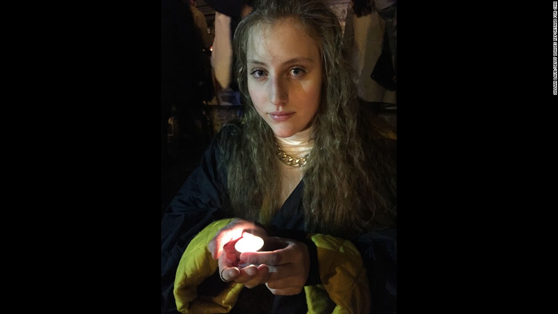&quot;I came here to show my respect and reflect on this tragedy,&quot; 18-year-old Rosabrunetto said at the Place de la Republique square. &quot;I hope all the Islamaphobia ends in this country. ... Everyone deserves some dignity.&quot;