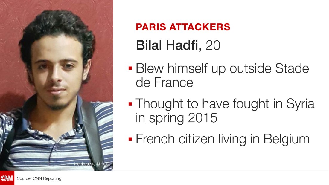 Paris Attack suspect Bilal Hadfi