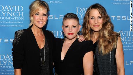 Martie Maguire, Natalie Maines and Emily Robison, from left, of the Dixie Chicks in 2014. In 2020 they shortened the band&#39;s name to the Chicks.