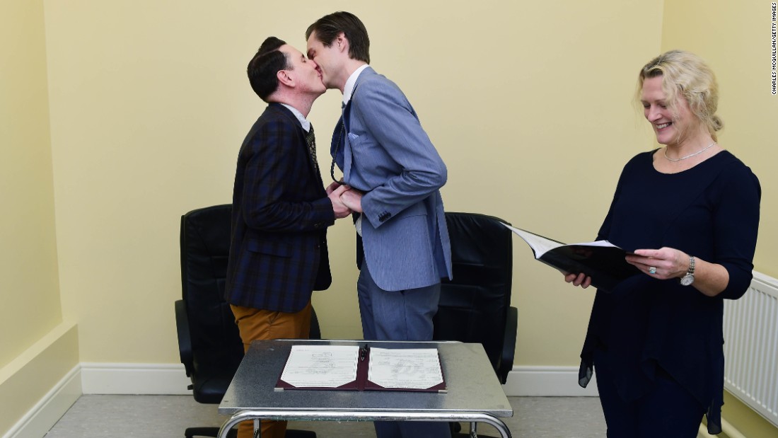 First Same Sex Wedding In Ireland Cnn