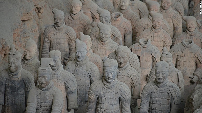 Excavation of the world&#39;s largest underground army started after local farmers discovered the first Terra-cotta warrior while digging a well in 1974 in Xi&#39;an, China. 