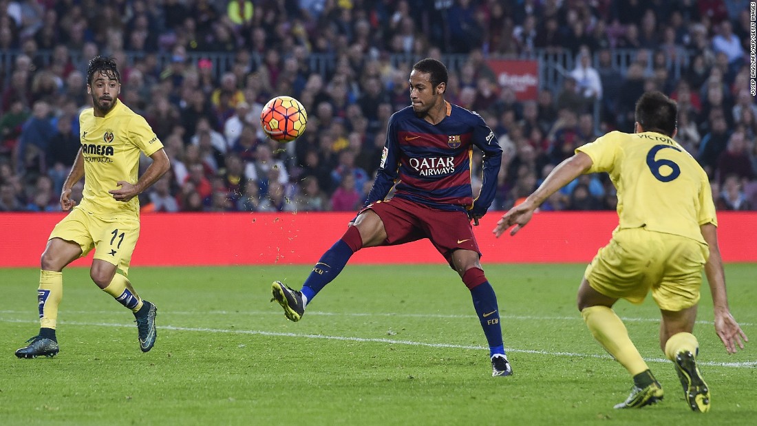 &lt;strong&gt;November 8, 2015:  &lt;/strong&gt;In Messi&#39;s absence, Luis Suarez and Neymar stepped up and hit prolific form. The latter has eight goals in his last five La Liga matches. The Brazilian scores his second goal in Barcelona&#39;s match against Villarreal, an incredible flick, pirouette and volley to put his team 3-0 up. 