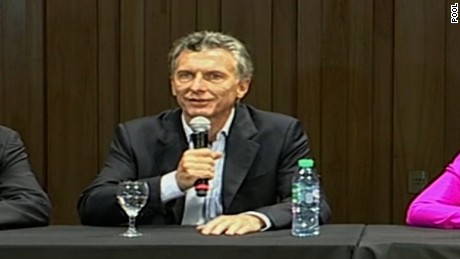 ARGENTINA:PRESIDENT-ELECT MAURICIO MACRI PRESSER