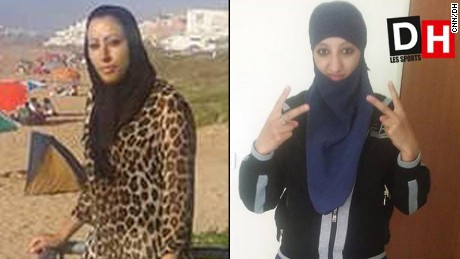 Moroccan Nabila Bakkatha, left, was mistaken for jihadi Hasna Ait Boulahcen