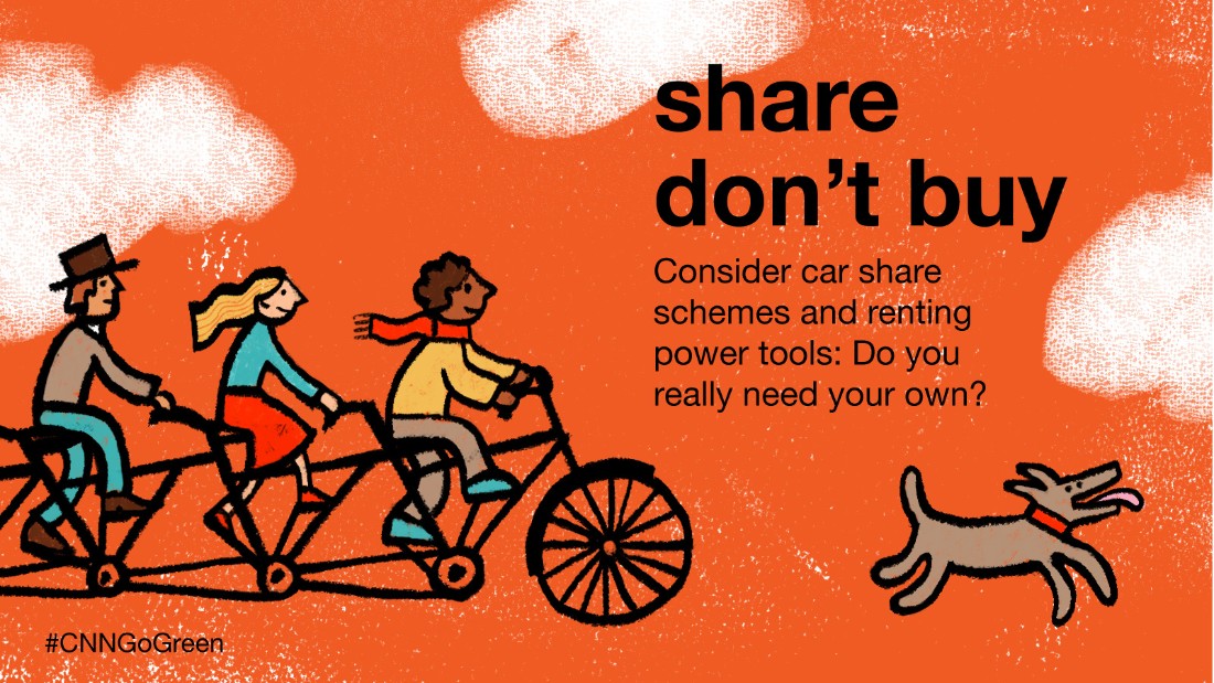 The number of vehicles available through car-sharing schemes looks set to increase -- helping you save money while also saving the planet. With handbags, outfits, power tools and bikes all available to borrow, the &quot;shareconomy&quot; is in full swing.