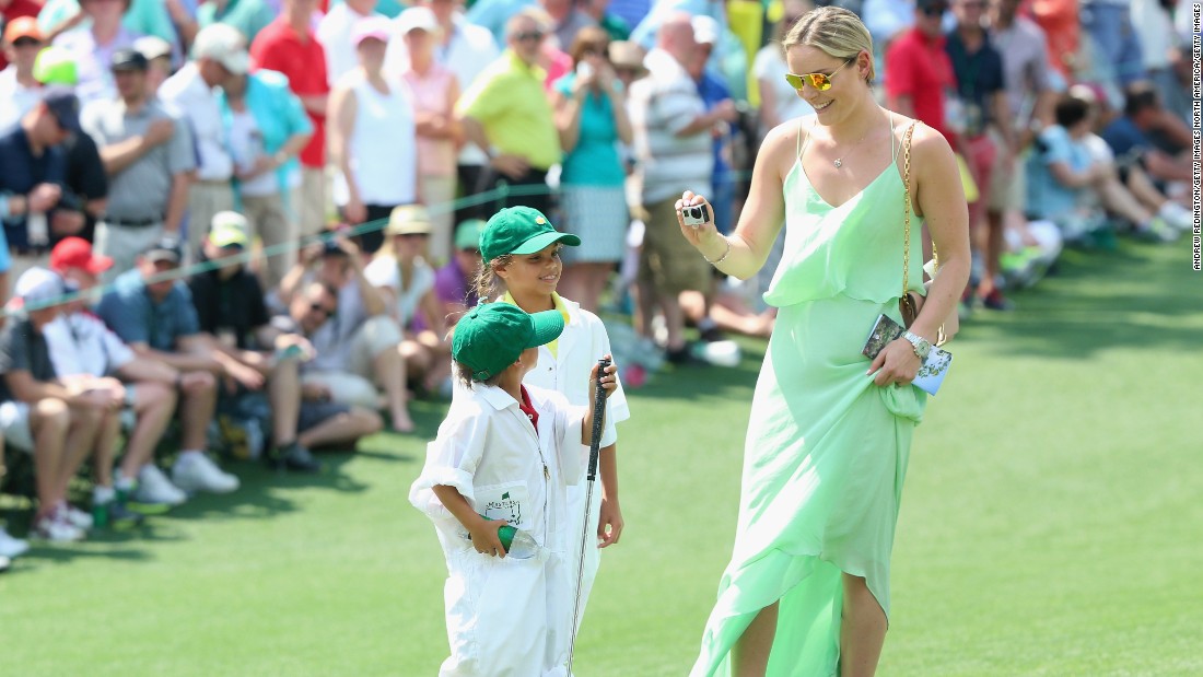Vonn grew close to Woods&#39; kids Charlie and Sam -- walking around the Par-3 course with the pair at the 2015 Augusta Masters.