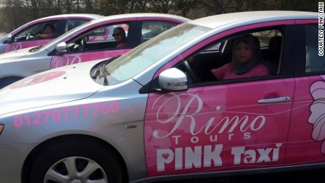 Pink Taxi&#39;s drivers are women and only accept women as passengers.