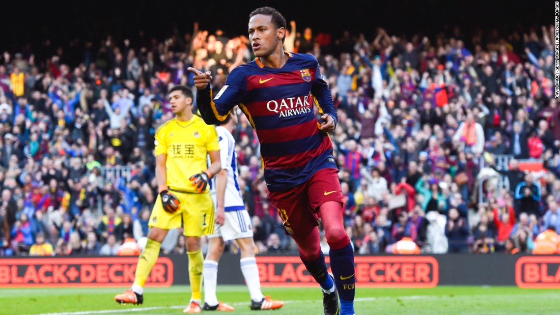 Neymar has been in electric form this season and has helped Barcelona blow away the opposition in La Liga and in Europe. The 24-year-old, who is part of a lethal trio with Luis Suarez and Lionel Messi, has scored 22 goals so far this season.