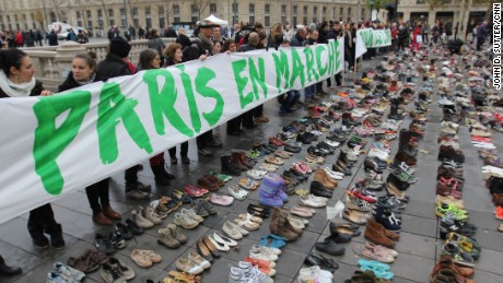 Climate protests around the world