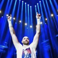 Tyson Fury celebrates Wladimir Klitschko 