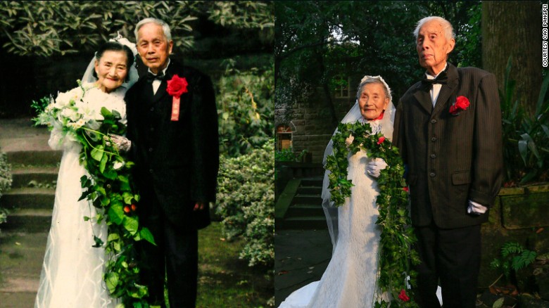 Chinese Couple Relive Wedding 70 Years Later Cnn 