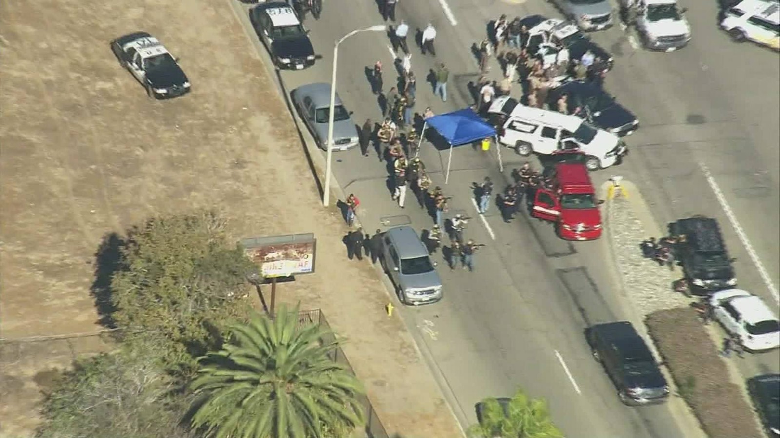 Source 3 men left California mass shooting scene in SUV CNN Video