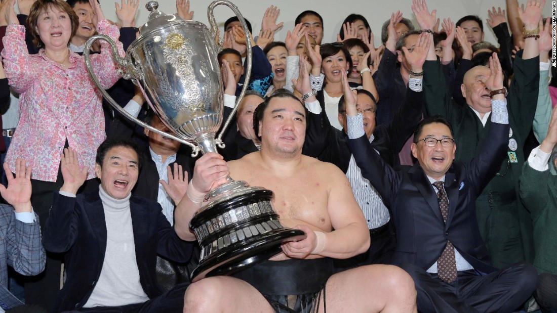 Each year sees six grand tournaments, or &quot;honbasho,&quot; that last for 15 days each, and the top-ranked wrestlers will contest one bout each day.&lt;br /&gt;&lt;br /&gt;The final tournament of the year, in the city of Fukuoka on the southern island of Kyushu, is one of the biggest annual events in the region.