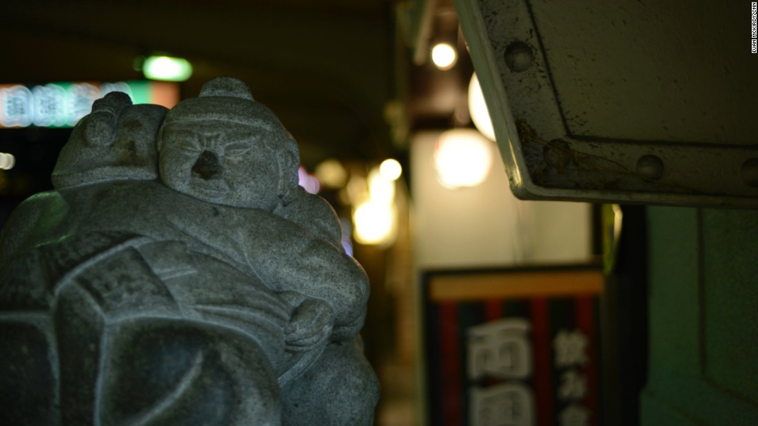 During the out-of-town tournaments, Ryogoku is quiet but especially during the three annual Tokyo Grand Tournaments, the place thrums with a unique mix of culture and tradition, with rikishi an ever-present sight in the neighborhood. &lt;br /&gt;&lt;br /&gt;Reminders of the neighborhood&#39;s association with the sport, like this small statue in the west entrance of Ryogoku station, are everywhere. 