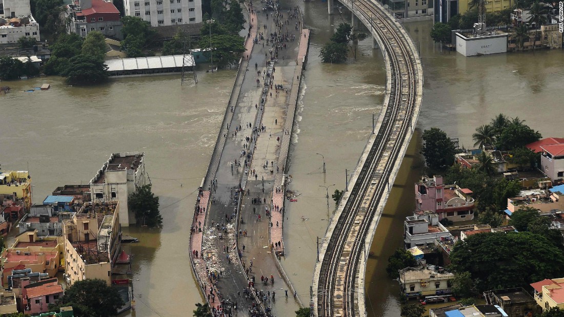 Chennai floods: Indian city's streets, homes, airport hit hard - CNN