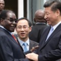 zimbabwe china handshake 