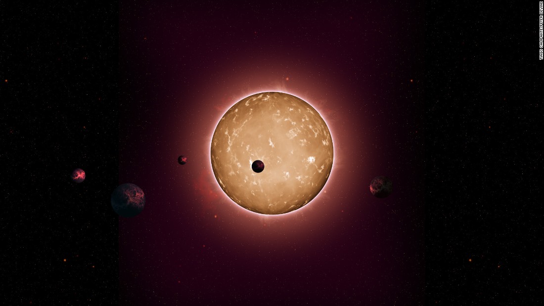 The Kepler-444 system formed when the Milky Way was just 2 billion years old. The tightly packed system is home to five planets that range in size, the smallest is comparable to the size of Mercury and the largest to Venus, orbiting their sun in less than 10 days. 