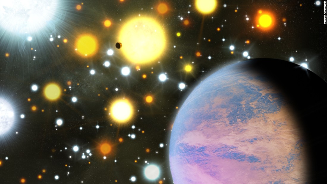 Astronomers discovered two planets less than three times the size of Earth orbiting sun-like stars in a crowded stellar cluster approximately 3,000 light-years from Earth in the constellation Cygnus.