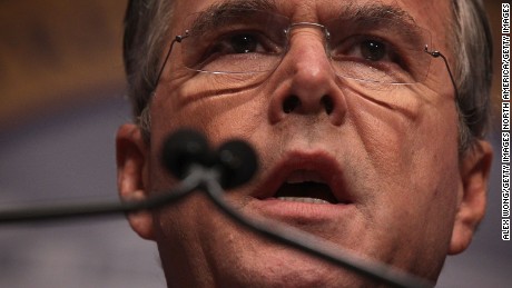 WASHINGTON, DC - DECEMBER 03:  Republican presidential candidate and former Florida Gov. Jeb Bush addresses the Republican Jewish Coalition at Ronald Reagan Building and International Trade Center December 3, 2015 in Washington, DC.  (Photo by Alex Wong/Getty Images)