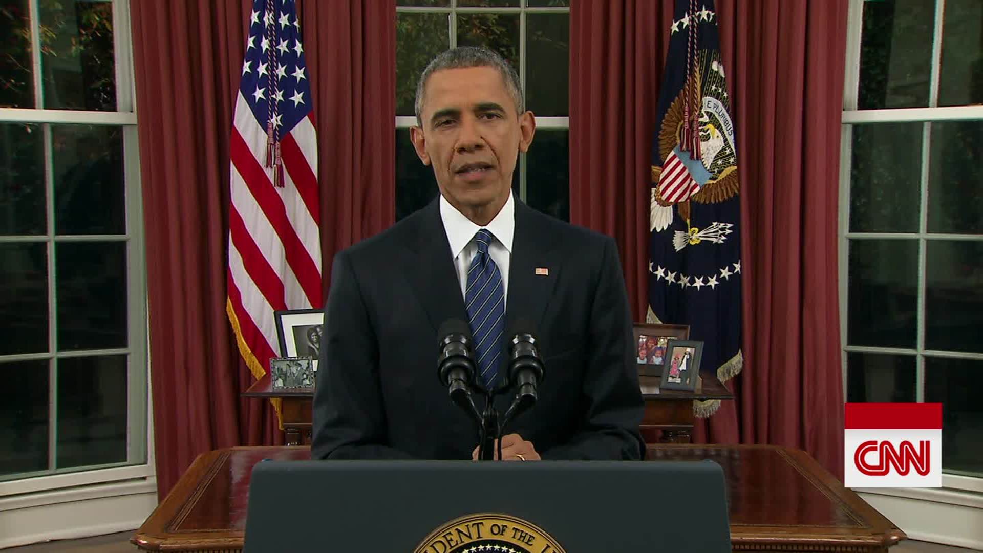 President Obama S Full Oval Office Address Cnn Video