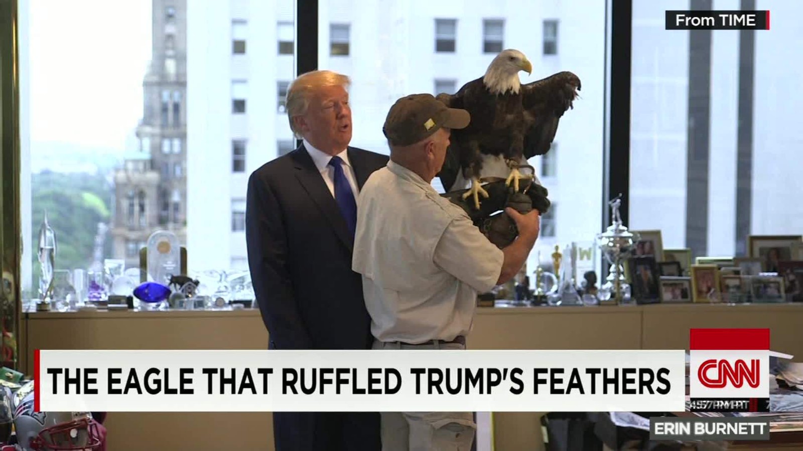 The Eagle That Ruffled Donald Trump S Feathers Cnn Video