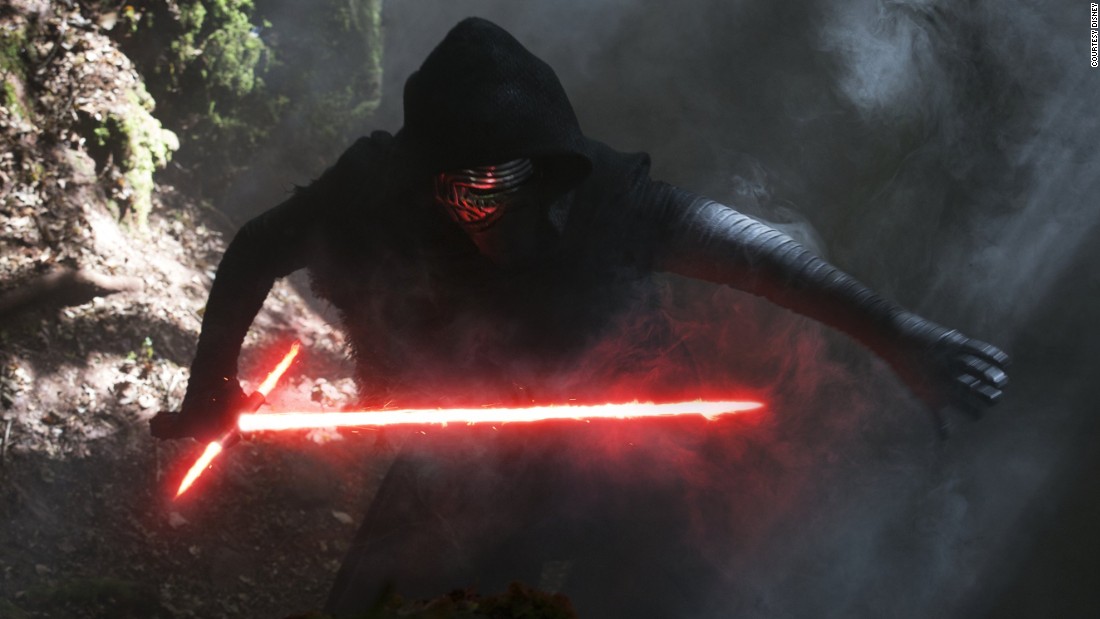 Kylo Ren&#39;s lightsaber from &quot;The Force Awakens&quot; is surely an unorthodox design. The smaller blades are not technically crossguards, but simply power vents.