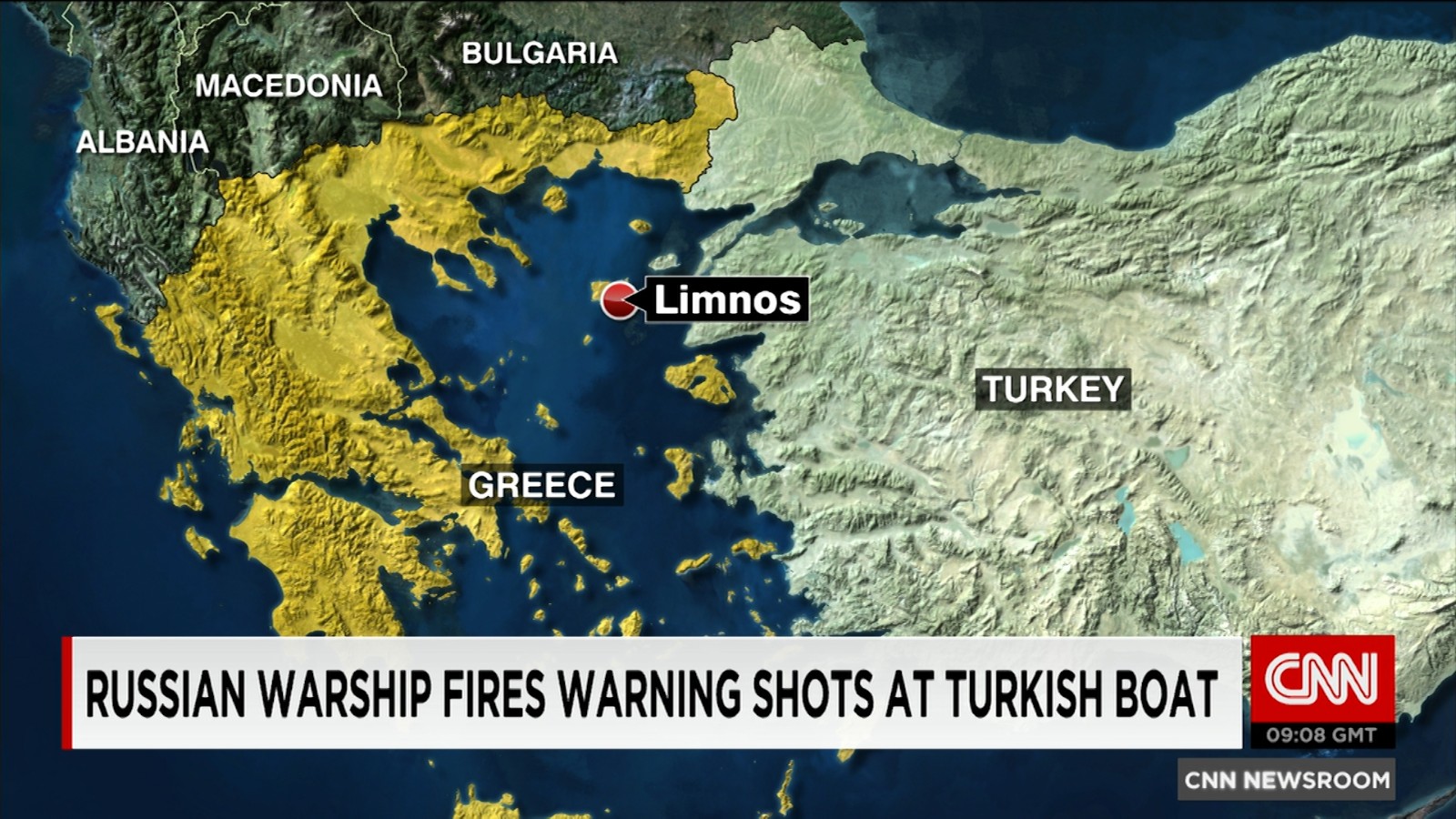 Russian Warship Fires Warning Shots At Turkish Boat - CNN Video