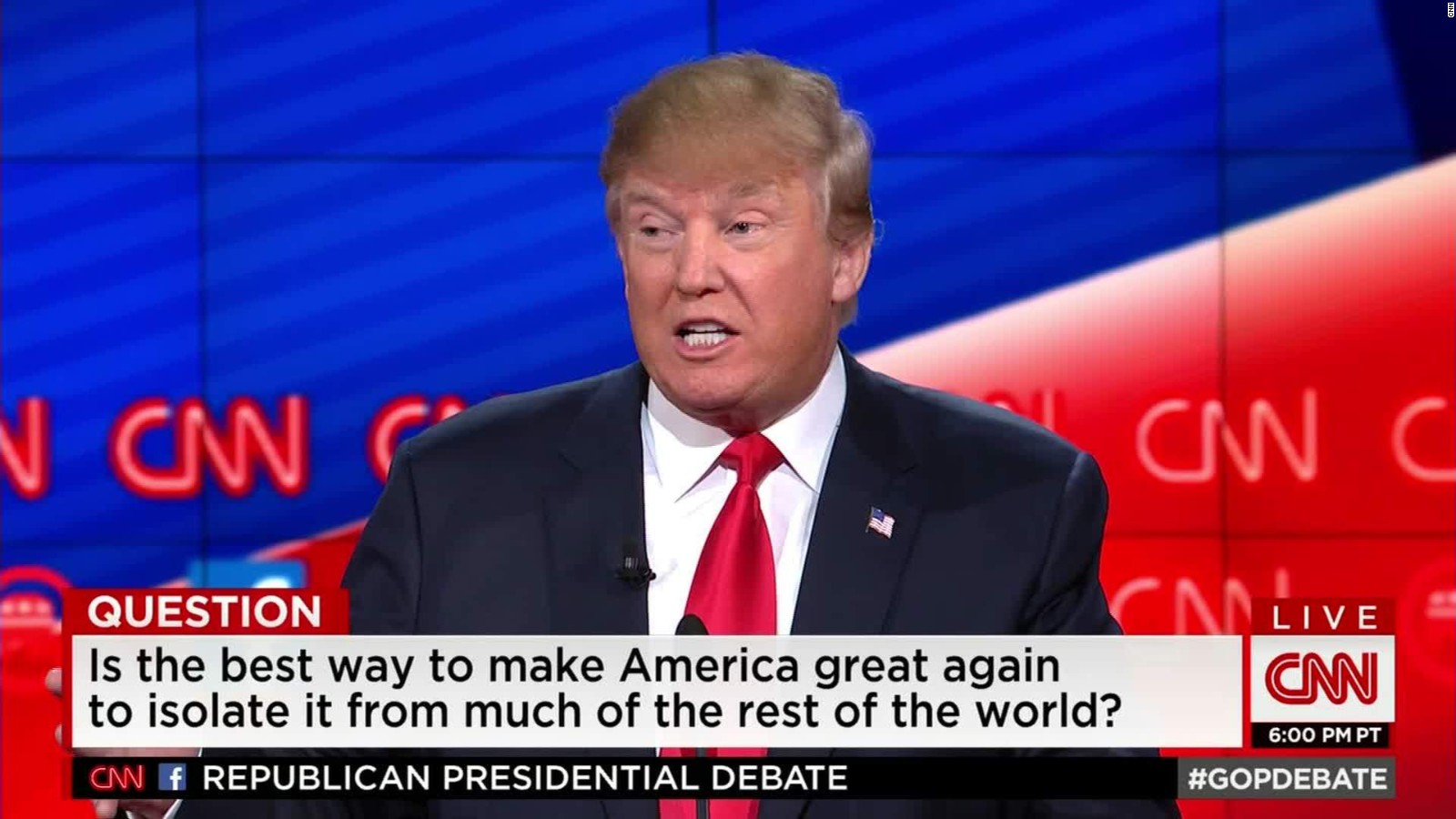 Donald Trump Responds To Debate Booing Cnn Video 