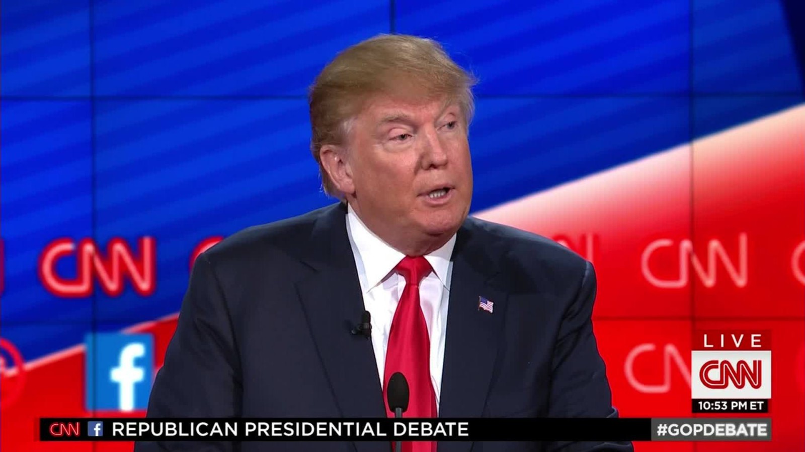 Donald Trump Responds To Debate Booing Cnn Video 