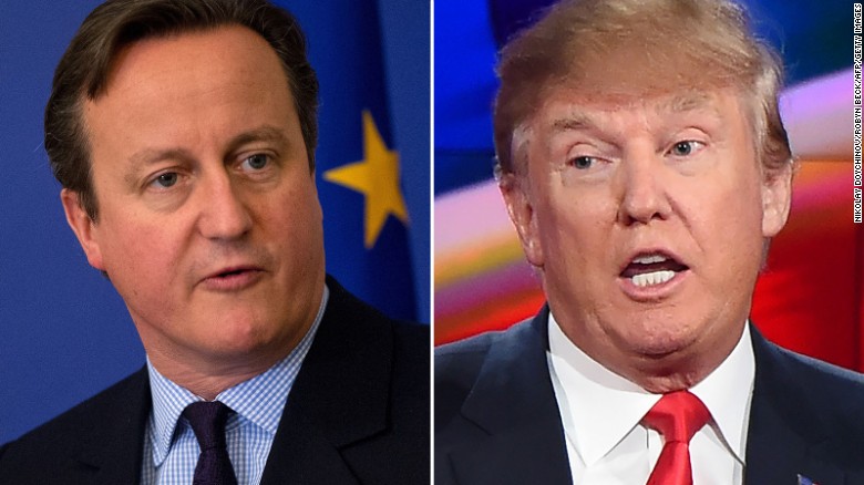 Cameron: &#39;Trump would unite us all against him&#39;