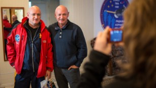 Scott and Mark Kelly get personal about spaceflight