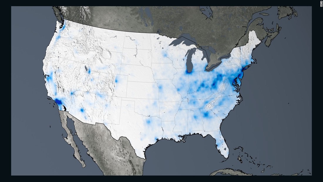 Nasa Air Pollution Map