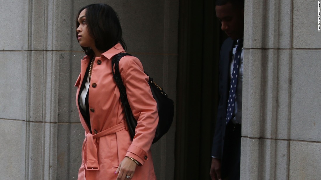 Baltimore City State Attorney Marilyn Mosby leaves the courthouse on December 16. Prosecutors will decide whether to retry the case.