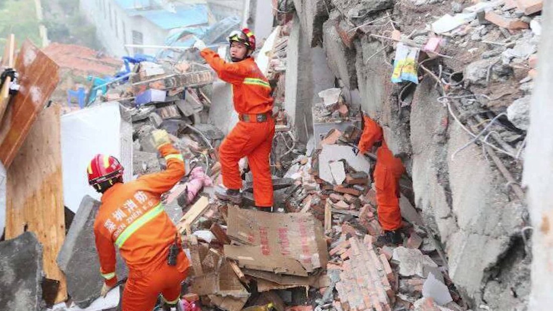 Video shows moment of landslide in China - CNN Video